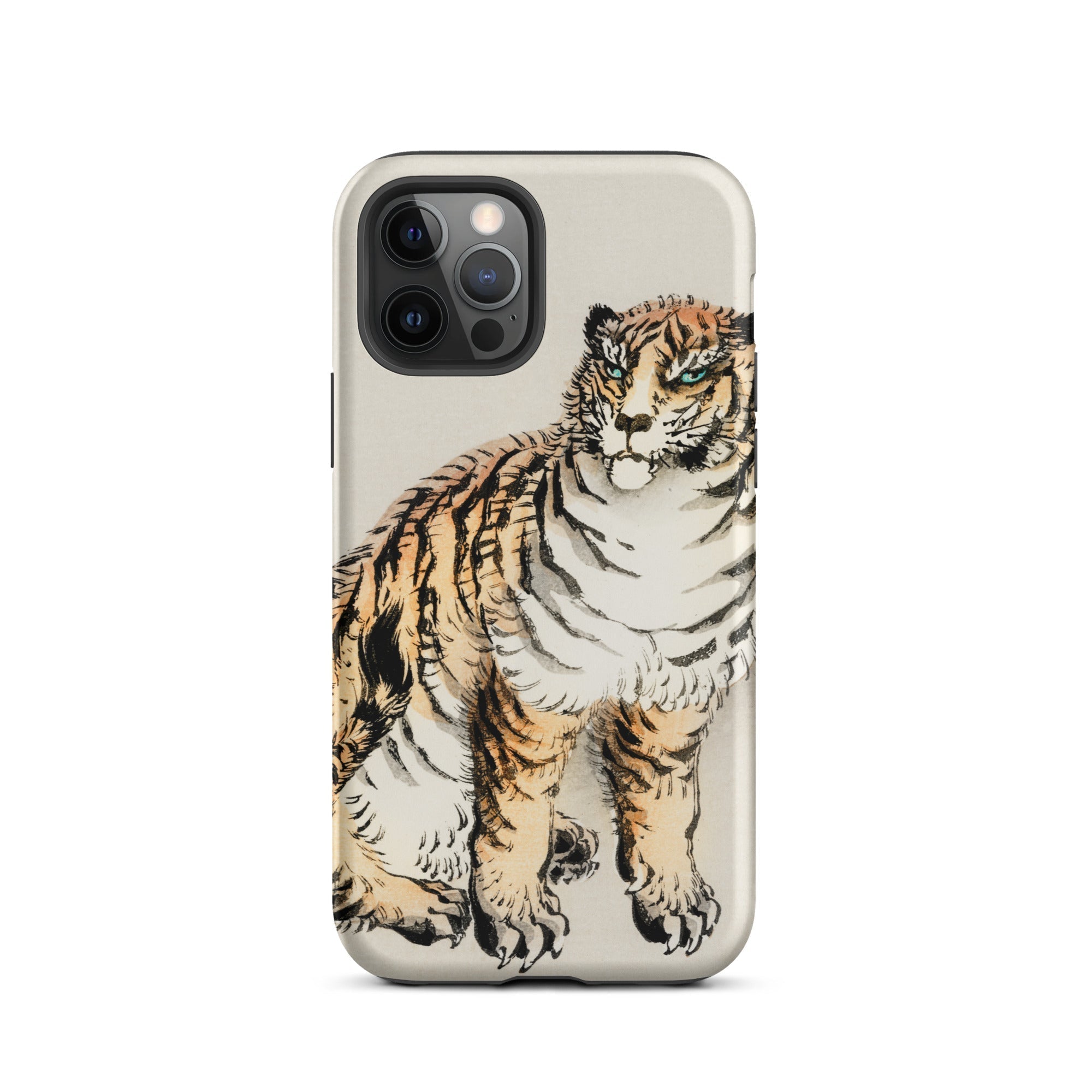 Tiger Kōno Bairei Meiji Animal Iphone Case, 12 Pro / Matte, Tiger Themed Phone Case