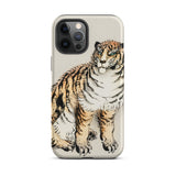 Tiger - Kōno Bairei Meiji Animal Iphone Case, 12 Pro Max / Matte, Tiger-themed Smartphone Case