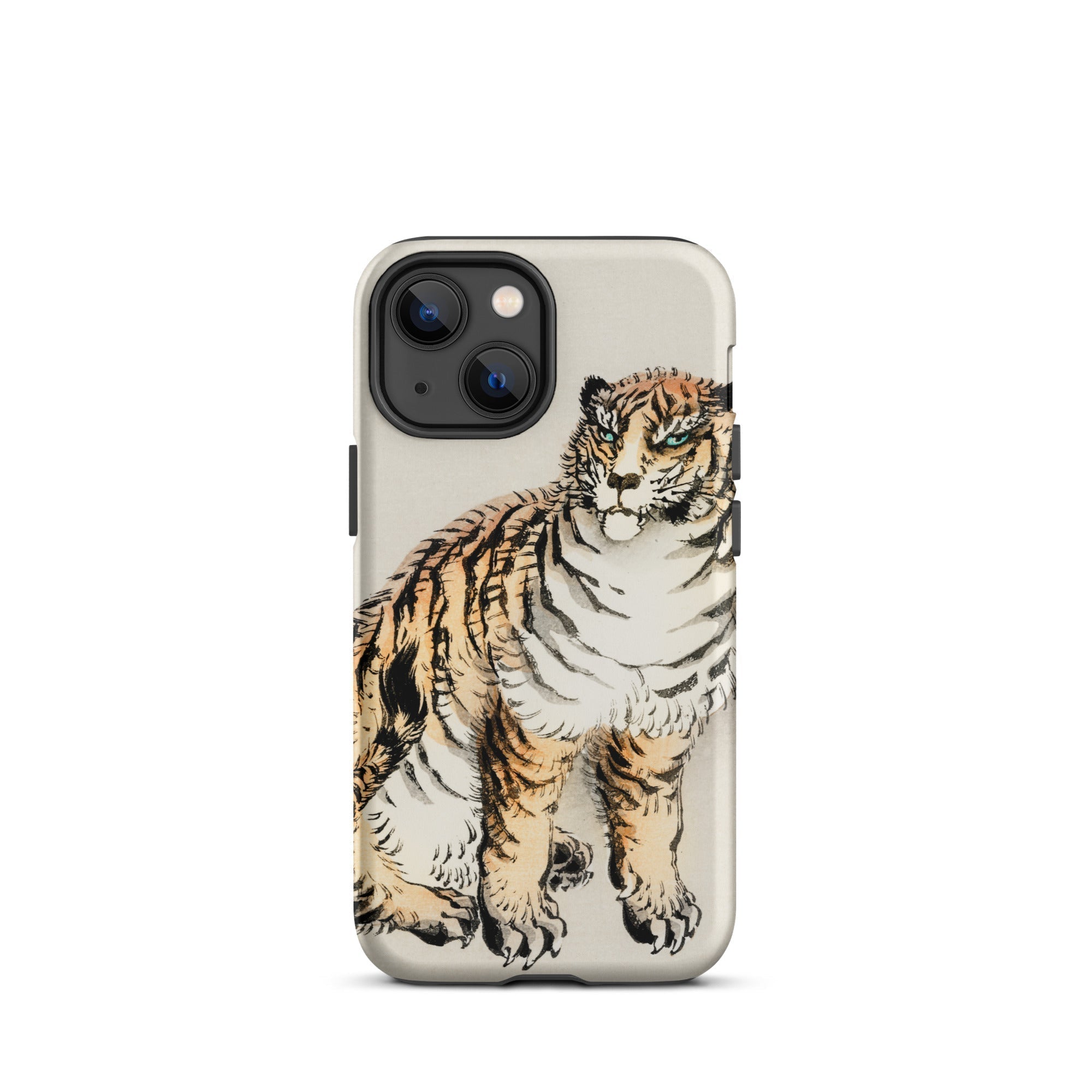 Tiger Kōno Bairei Meiji Animal Iphone Case, 13 Mini / Matte, Tiger Themed Phone Case