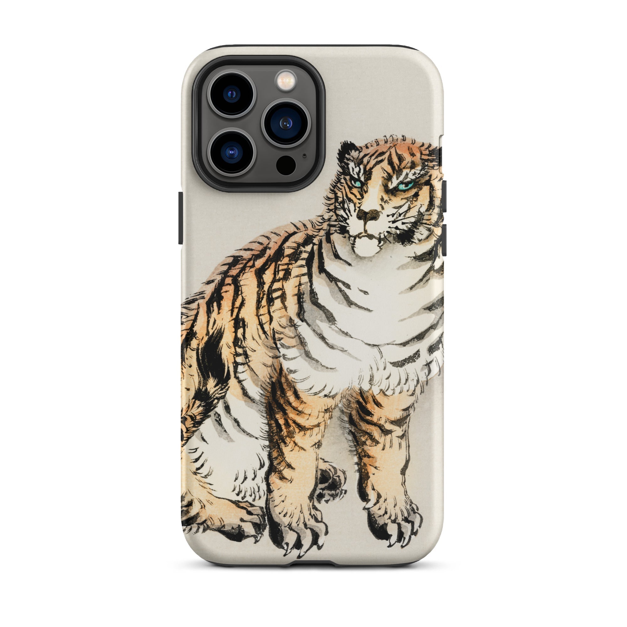 Tiger Kōno Bairei Meiji Animal Iphone Case, 13 Pro Max / Matte, Tiger Themed Phone Case