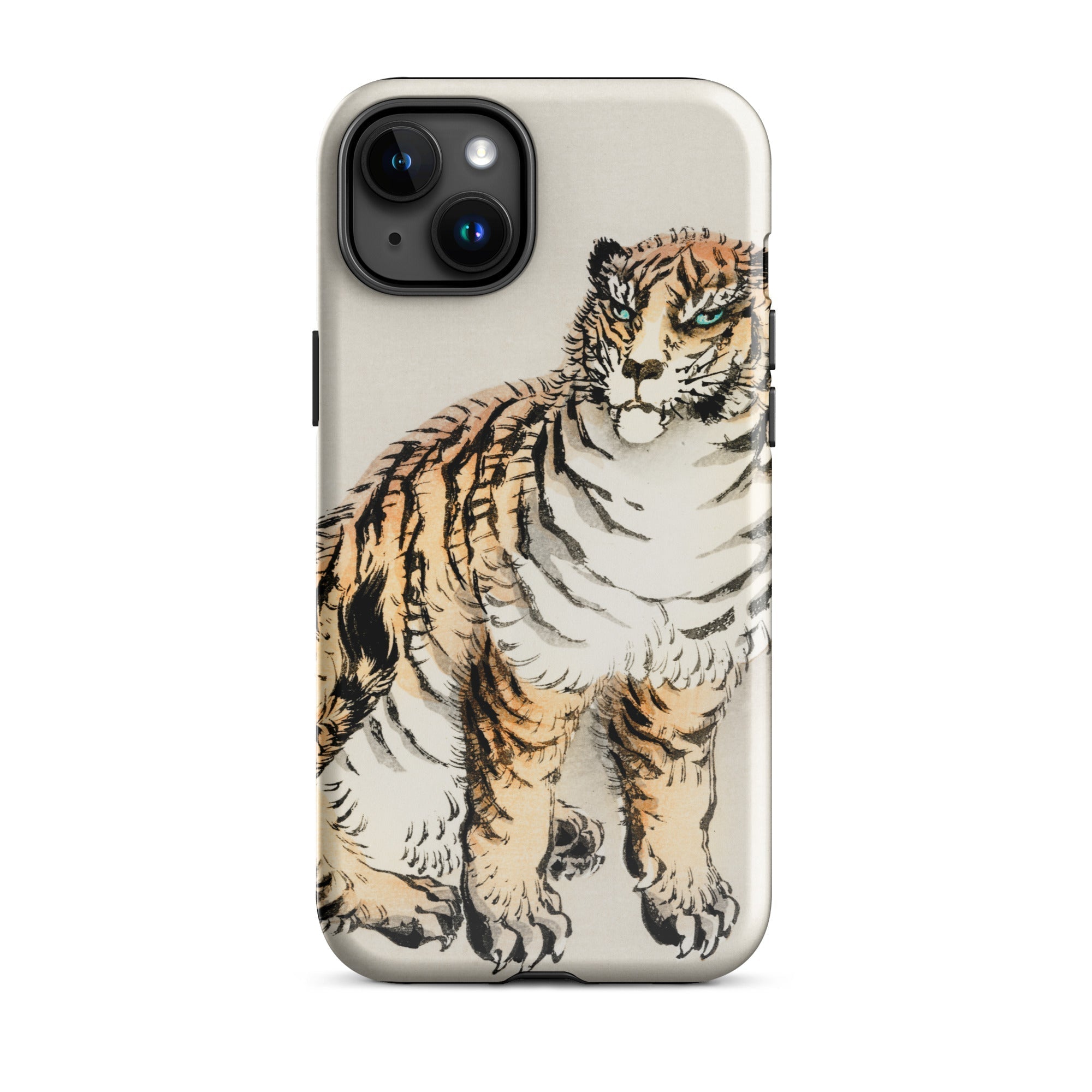 Tiger Kōno Bairei Meiji Animal Iphone Case, 15 Plus / Matte, Tiger Themed Phone Case