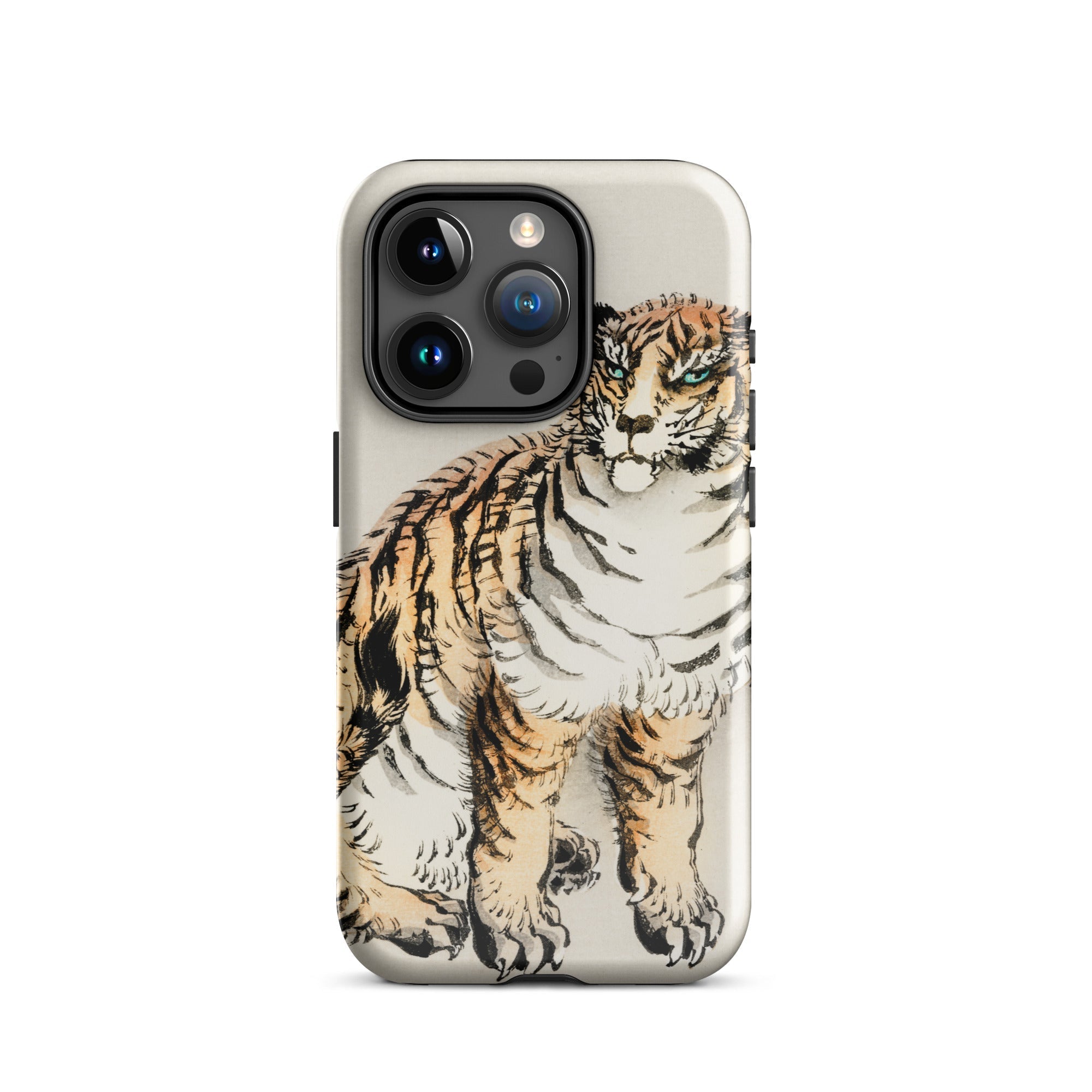 Tiger Kōno Bairei Meiji Animal Iphone Case, 15 Pro / Matte, Tiger Themed Phone Case