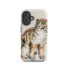 Tiger Kōno Bairei Meiji Animal Iphone Case, 16 / Matte, Tiger Themed Phone Case