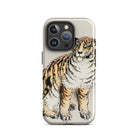 Tiger Kōno Bairei Meiji Animal Iphone Case, 16 Pro / Matte, Tiger Themed Phone Case