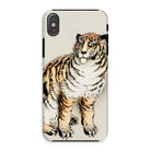Tiger Kōno Bairei Meiji Animal Iphone Case, Xs / Matte, Phone Case Artistic Illustration Tiger Traditional Asian Style