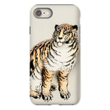 Tiger - Kono Bairei Meiji Animal Phone Case Phone Case Artistic Illustration Tiger Kōno Bairei Tiger, Meiji Animal Aesthetic, Iphone Toby