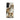 Sleek Light Gray Phone Case Detailed Illustration Orange Kōno Bairei Tiger, Meiji Animal Aesthetic, Iphone