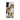 Sleek Light Gray Phone Case Detailed Illustration Orange Kōno Bairei Tiger, Meiji Animal Aesthetic, Iphone