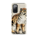 Tiger - Kōno Bairei Meiji Animal Samsung Case, Galaxy S20 Fe / Matte, Phone Case Stylized Tiger Illustration