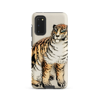 Tiger - Kōno Bairei Meiji Animal Samsung Case, Galaxy S20 / Matte, Phone Case Stylized Tiger Illustration