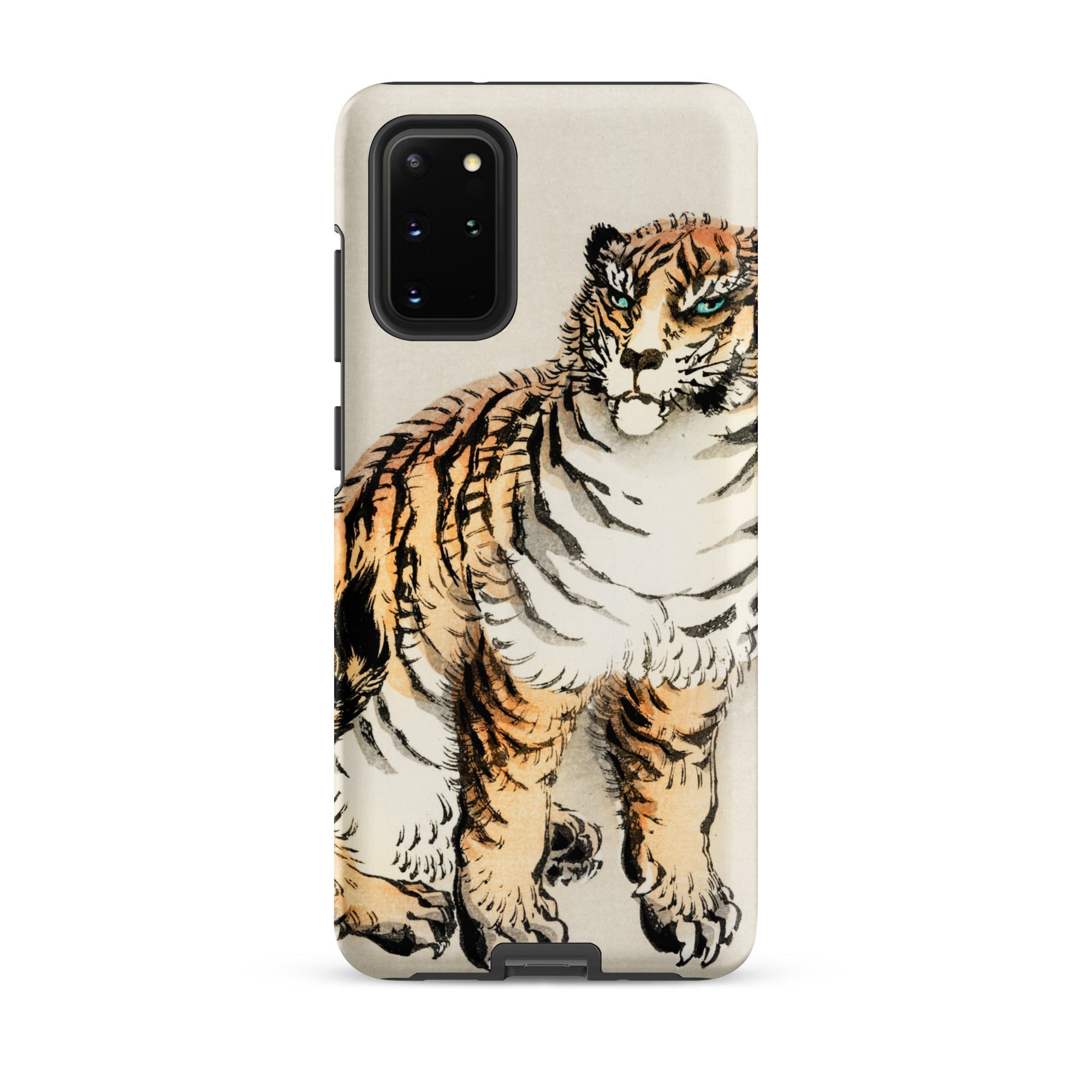 Tiger Kōno Bairei Meiji Animal Samsung Case, Galaxy S20 Plus / Matte, Smartphone Case Watercolor Style Illustration Tiger