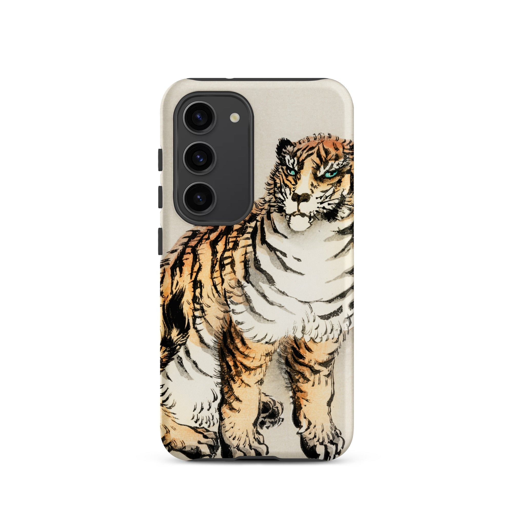 Tiger Kōno Bairei Meiji Animal Samsung Case, Galaxy S23 / Matte, Smartphone Case Detailed Illustration Tiger
