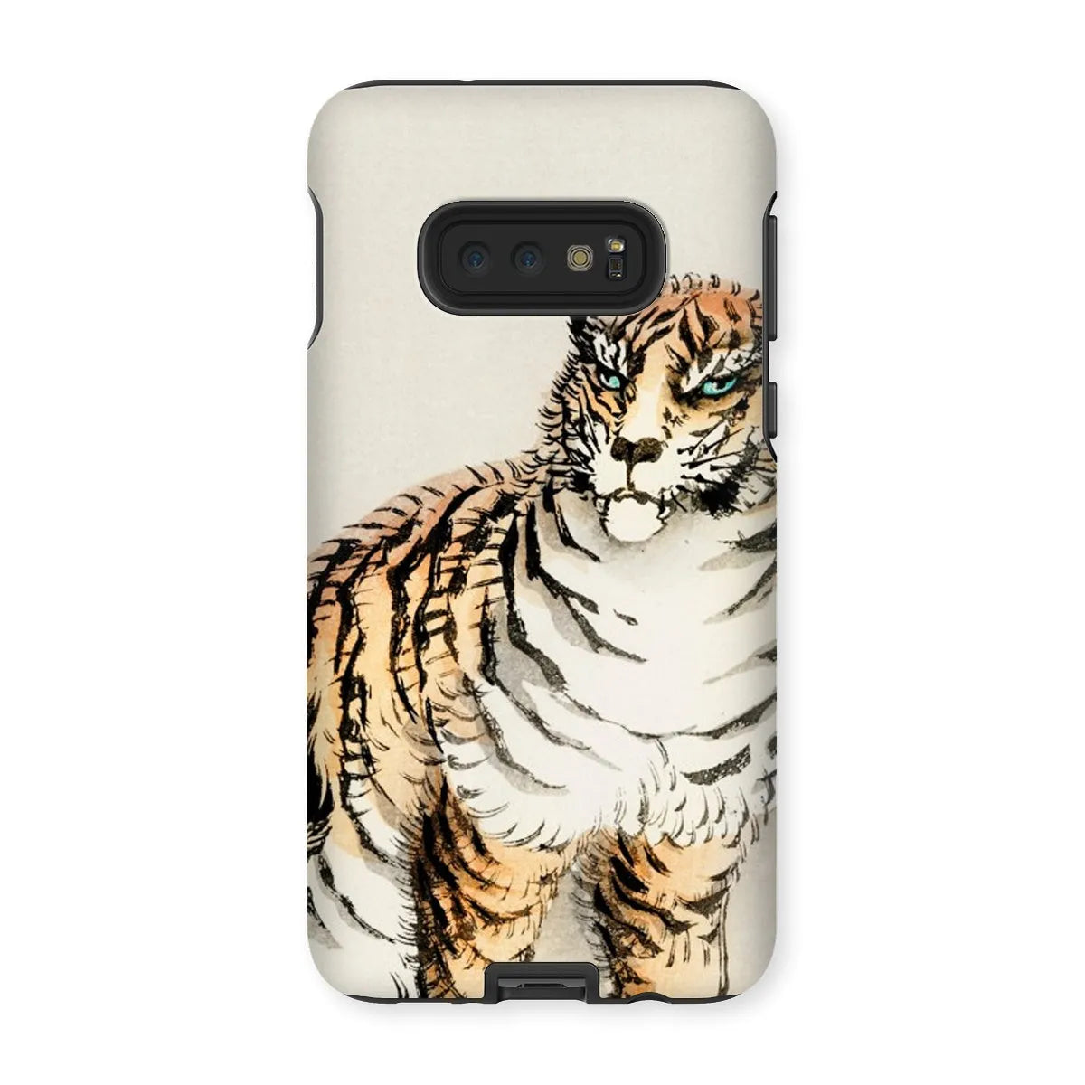 Tiger - Meiji Animal Aesthetic Phone Case - Kōno Bairei - Samsung Galaxy S10e / Matte - Mobile Phone Cases