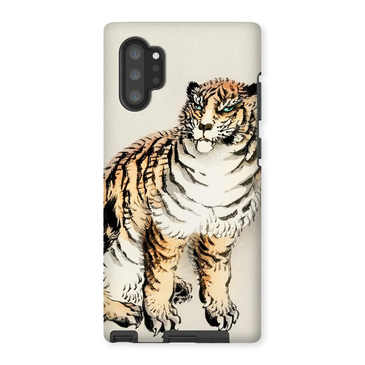 Tiger - Meiji Animal Aesthetic Phone Case - Kōno Bairei - Samsung Galaxy Note 10p / Matte - Mobile Phone Cases