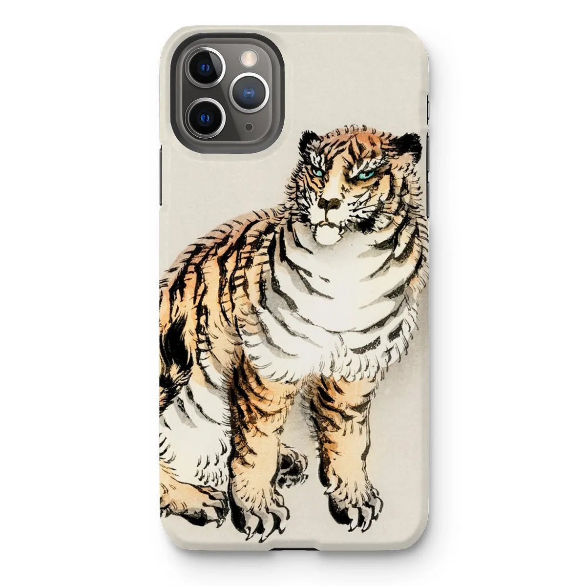 Tiger - Meiji Animal Aesthetic Phone Case - Kōno Bairei - Iphone 11 Pro Max / Matte - Mobile Phone Cases - Aesthetic