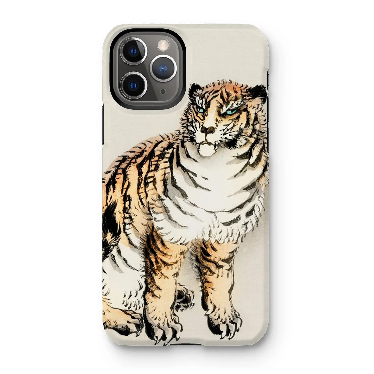 Tiger - Meiji Animal Aesthetic Phone Case - Kōno Bairei - Iphone 11 Pro / Matte - Mobile Phone Cases - Aesthetic Art