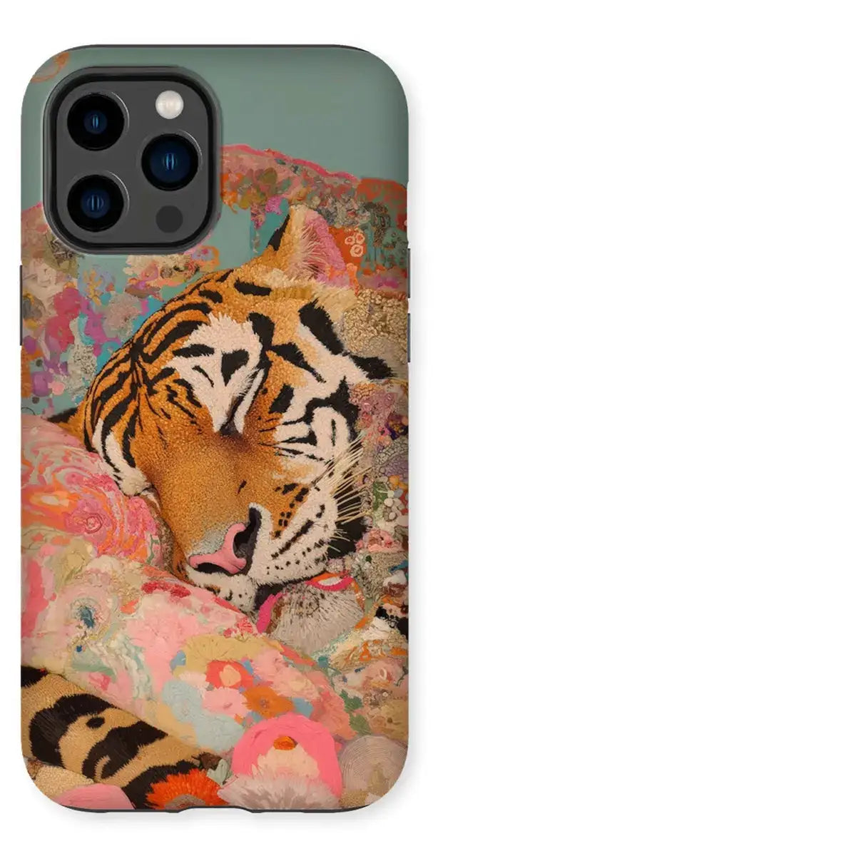 Tiger-themed art iPhone case for eclectic art nerds showcased in trendy iPhone cases collection