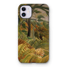 Tiger in a Tropical Storm - Henri Rousseau Iphone Case, 11 / Matte, Iphone Case Jungle Tiger Art