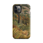 Tiger in a Tropical Storm Henri Rousseau Iphone Case, 11 Pro / Matte, Iphone Case Jungle Tiger Art