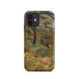 Tiger in a Tropical Storm - Henri Rousseau Iphone Case, 12 / Matte, Tiger-themed Iphone Case