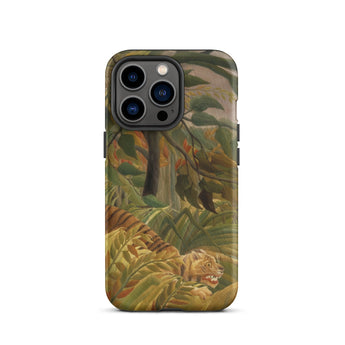 Tiger in a Tropical Storm - Henri Rousseau Iphone Case, 13 Pro / Matte, Tiger-themed Iphone Case