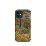 Tiger in a Tropical Storm - Henri Rousseau Iphone Case, Tiger-themed Phone Case