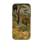 Tiger in a Tropical Storm - Henri Rousseau Iphone Case, Xr / Matte, Artistic Phone Case Tiger