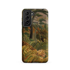 Tiger in a Tropical Storm Henri Rousseau Samsung Case, Galaxy S21 / Matte, Smartphone Nature Themed Protective Case