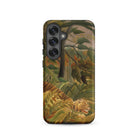 Tiger in a Tropical Storm Henri Rousseau Samsung Case, Galaxy S25 / Matte, Phone Case Jungle Tiger Design