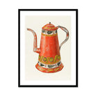 Tin Coffee Pot - Harry Grossen Kitchen Art Print