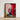 Framed Art Print Man Historical Attire Red Curtain Queer Baroque Portraiture, Stage Lights Rake, Rose Wall