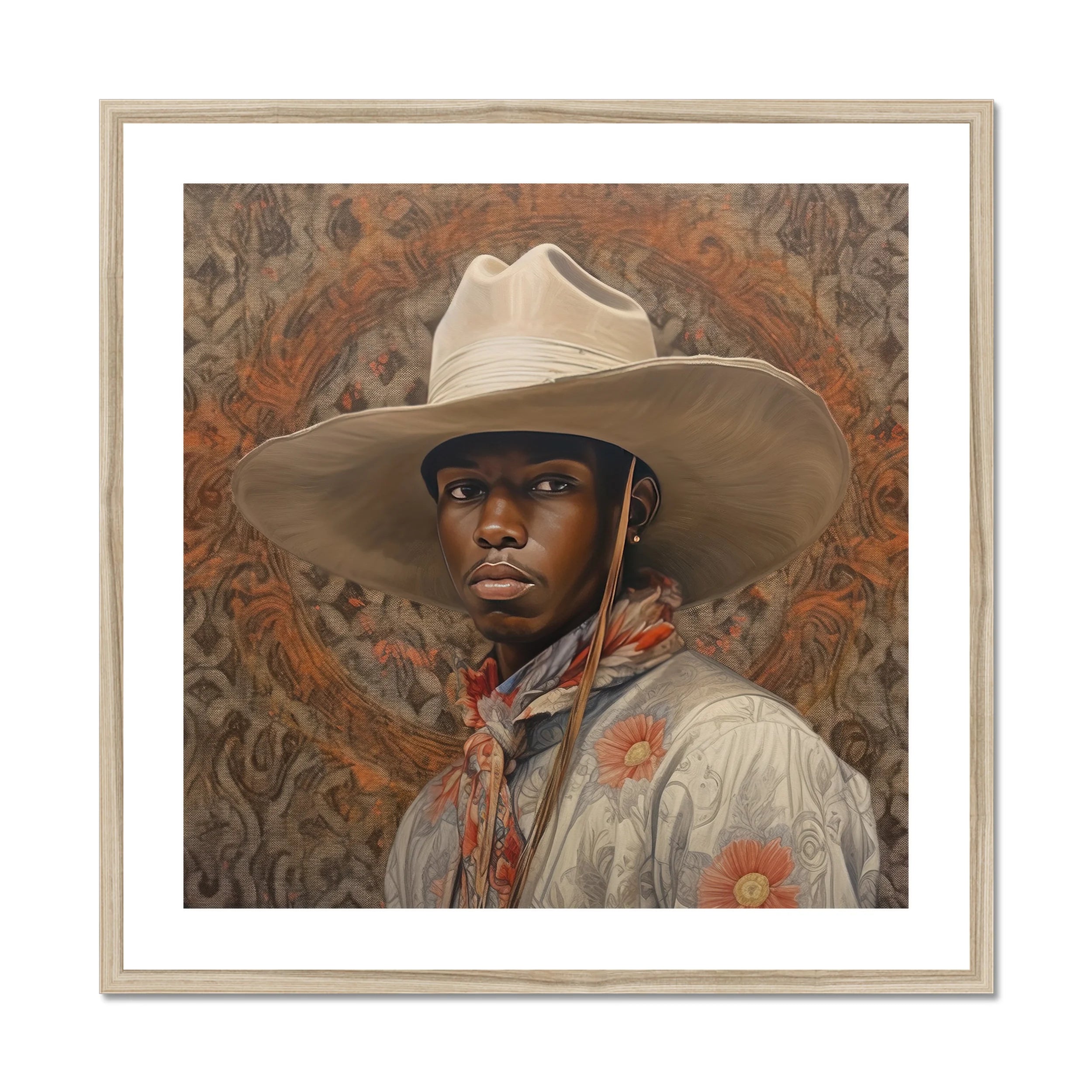 Titus - Gay Black Dandy Cowboy Art Print