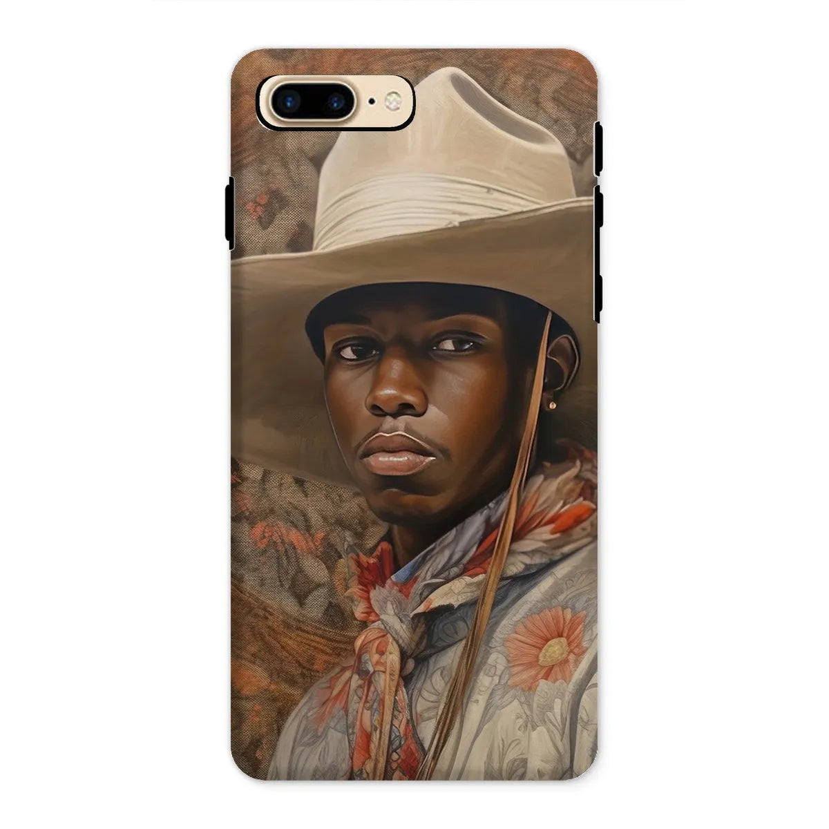 Titus The Gay Cowboy - Dandy Gay Men Art Phone Case - Iphone 8 Plus / Matte - Mobile Phone Cases - Aesthetic Art