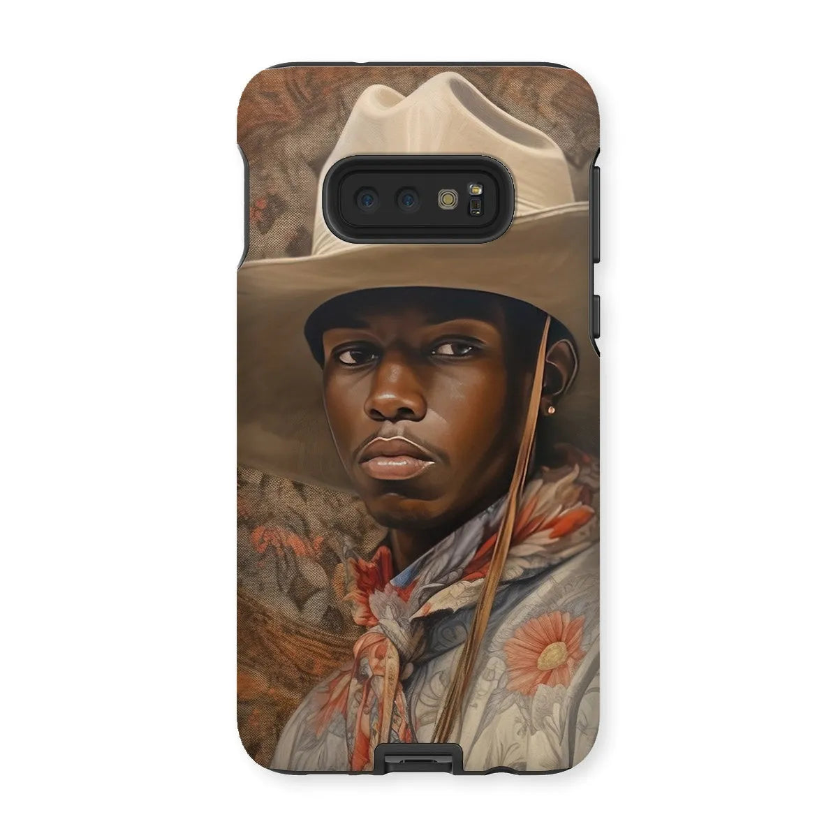 Titus The Gay Cowboy - Dandy Gay Men Art Phone Case - Samsung Galaxy S10e / Matte - Mobile Phone Cases - Aesthetic Art