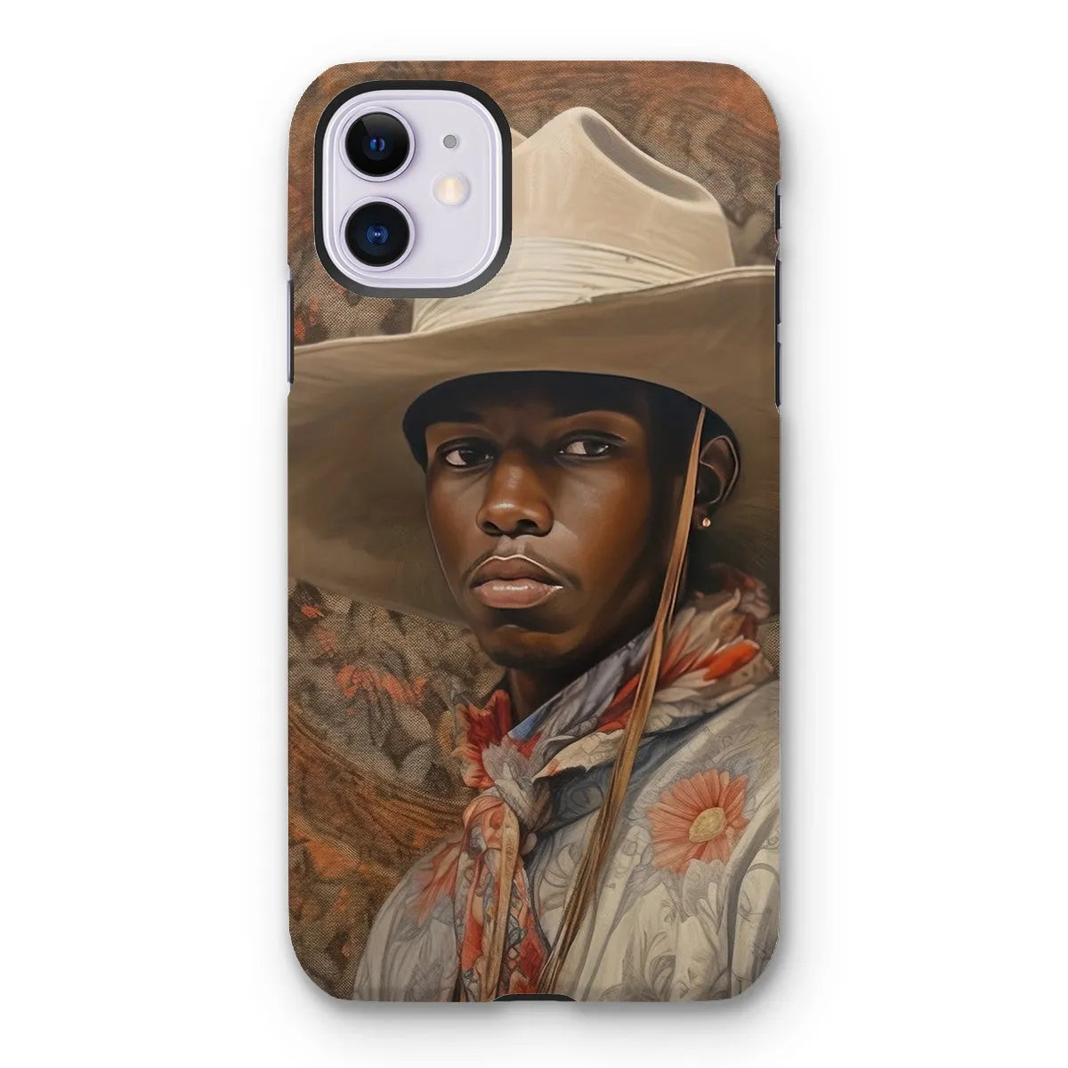 Titus The Gay Cowboy - Dandy Gay Men Art Phone Case - Iphone 11 / Matte - Mobile Phone Cases - Aesthetic Art
