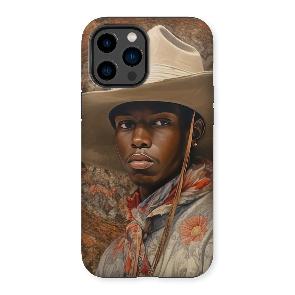 Titus The Gay Cowboy - Dandy Gay Men Art Phone Case - Iphone 14 Pro Max / Matte - Mobile Phone Cases - Aesthetic Art