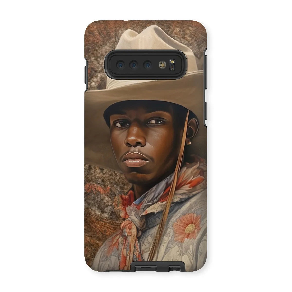 Titus The Gay Cowboy - Dandy Gay Men Art Phone Case - Samsung Galaxy S10 / Matte - Mobile Phone Cases - Aesthetic Art
