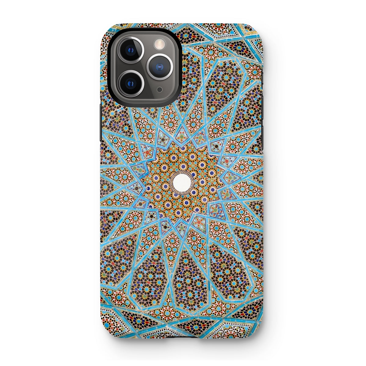Tomb of Hafez - Shiraz Mosaic Ceiling Iphone Case, 11 Pro / Matte, Intricate Mosaic-patterned Phone Case