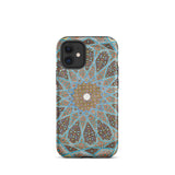 Tomb of Hafez - Shiraz Mosaic Ceiling Iphone Case, 12 Mini / Matte, Intricate Patterned Phone Case