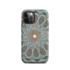 Tomb of Hafez Shiraz Mosaic Ceiling Iphone Case, 12 Pro / Matte, Intricate Mosaic Patterned Phone Case