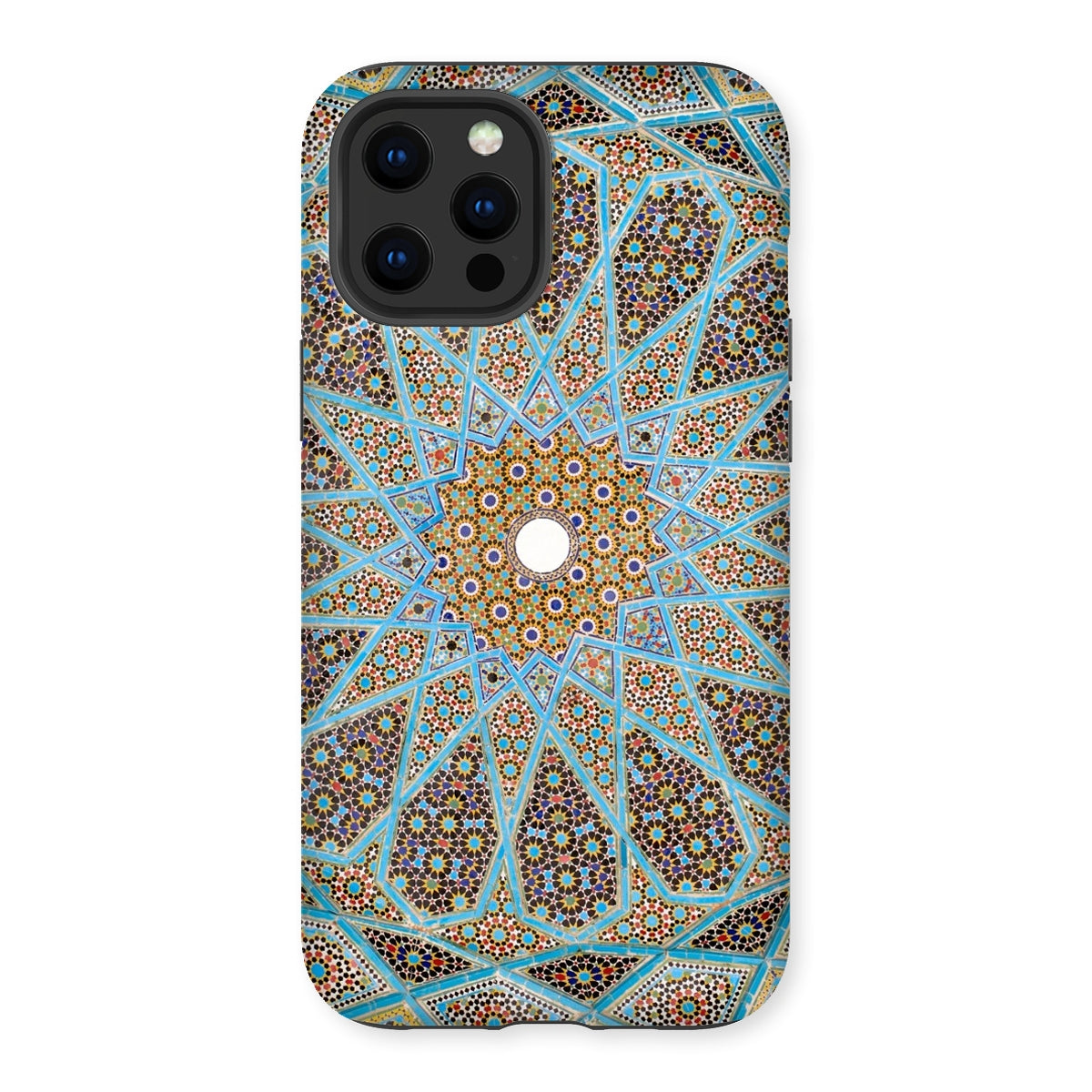 Tomb of Hafez - Shiraz Mosaic Ceiling Iphone Case, 12 Pro Max / Matte, Intricate Mosaic-patterned Phone Case