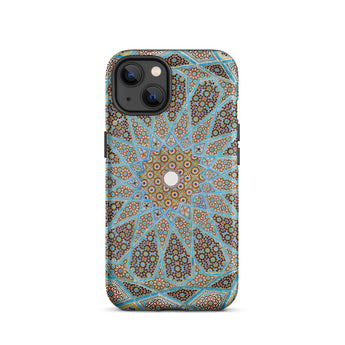 Tomb of Hafez - Shiraz Mosaic Ceiling Iphone Case, 13 / Matte, Intricate Patterned Phone Case