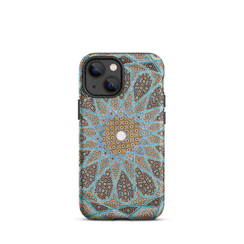 Tomb of Hafez - Shiraz Mosaic Ceiling Iphone Case, 13 Mini / Matte, Patterned Iphone Case