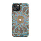Tomb of Hafez Shiraz Mosaic Ceiling Iphone Case, 14 Plus / Matte, Intricate Mosaic Patterned Phone Case