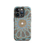 Tomb of Hafez - Shiraz Mosaic Ceiling Iphone Case, 15 Pro / Matte, Patterned Iphone Case