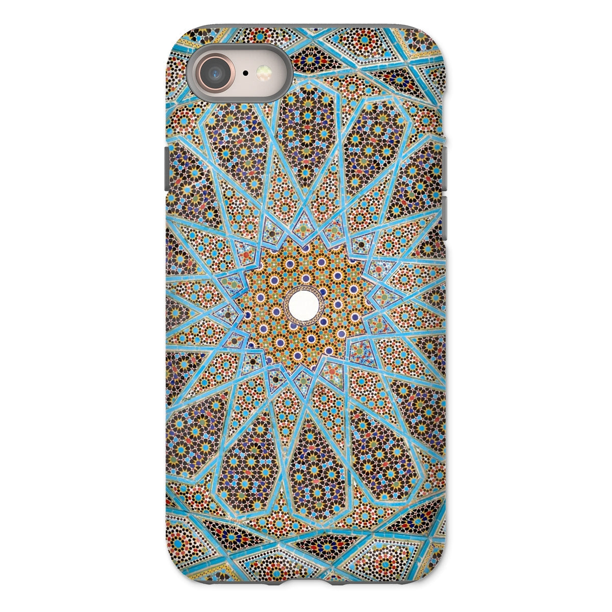 Tomb of Hafez - Shiraz Mosaic Ceiling Iphone Case, 8 / Matte, Intricate Mosaic-patterned Phone Case