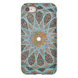 Tomb of Hafez - Shiraz Mosaic Ceiling Iphone Case, 8 / Matte, Intricate Mosaic-patterned Phone Case
