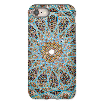 Tomb of Hafez - Shiraz Mosaic Ceiling Iphone Case, 8 / Matte, Intricate Mosaic-patterned Phone Case