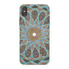 Tomb of Hafez Shiraz Mosaic Ceiling Iphone Case, x / Matte, Intricate Mosaic Patterned Phone Case