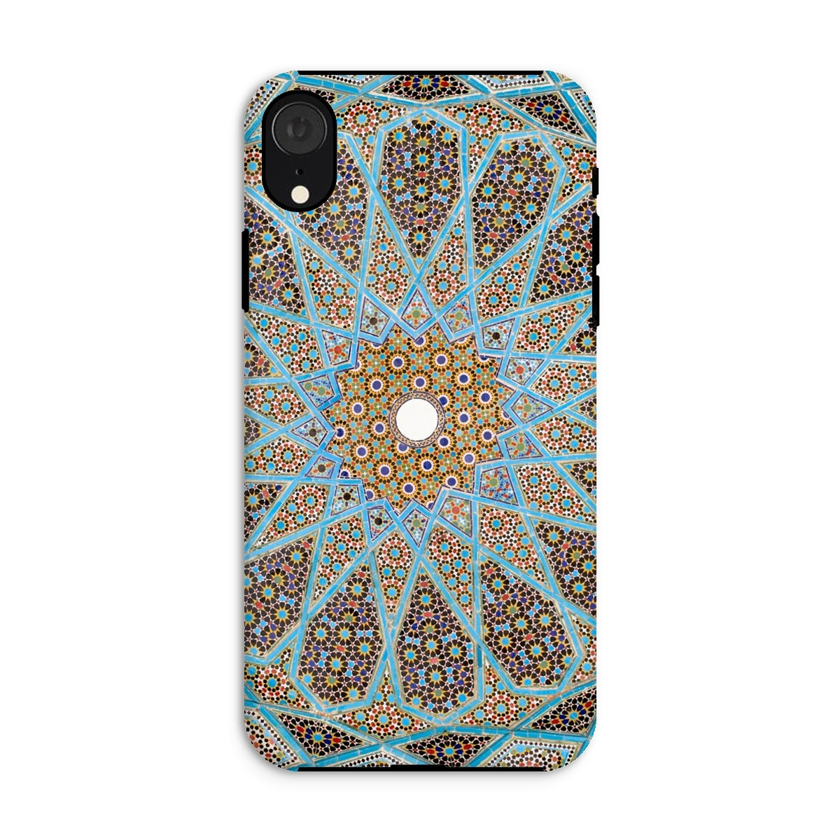 Tomb of Hafez - Shiraz Mosaic Ceiling Iphone Case, Xr / Matte, Intricate Mosaic-patterned Phone Case